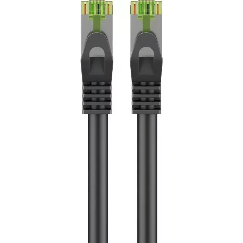 Tinklo kabelis Wentronic 61098 10m Cat8.1 S/FTP Juodas