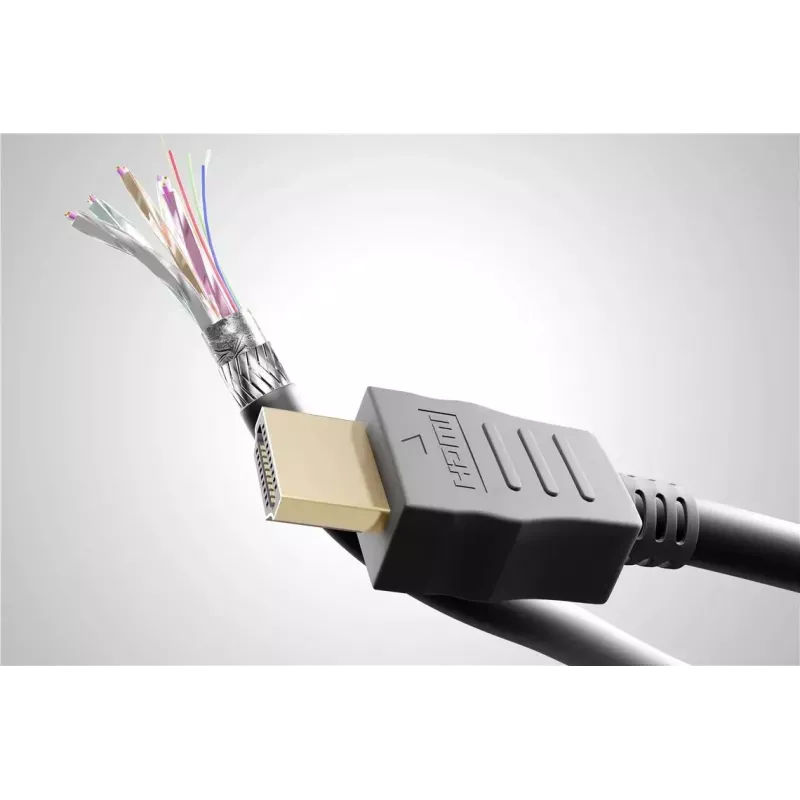 HDMI kabelis Goobay 61639 1,5 m Type A kištukas–kištukas 48 Gbit/s juodas