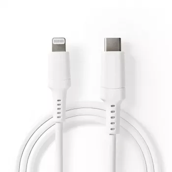 Nedis CCGW39650WT10 Lightning laidas 1 m baltas USB-C