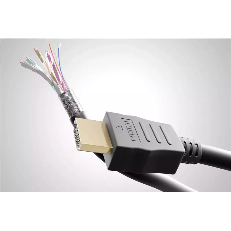 HDMI kabelis Wentronic 61275 3m HDMI Type A Kištukas Kištukas 18 Gbit/s