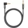 Garso kabelis Goobay / WENTRONIC 3,5 mm TRS – 3,5 mm TRS, 5 m, varis, paauksuoti kontaktai, magnetinis ekranavimas