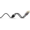 Garso laidas WENTRONIC Goobay 65289 — 3 m, 3,5 mm lizdas į 2×RCA kištuką, variniai laidininkai, paauksuoti kontaktai