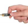 Garso kabelis WENTRONIC Goobay 65300 — 2 m, 2×RCA (male) – RCA (male), variniai laidai, auksuoti kontaktai, magnetinis ekranavimas