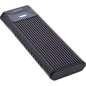 InLine USB3.2 Gen.2 USB-C į M.2 SSD (PCIe NVMe ir SATA) dėklas