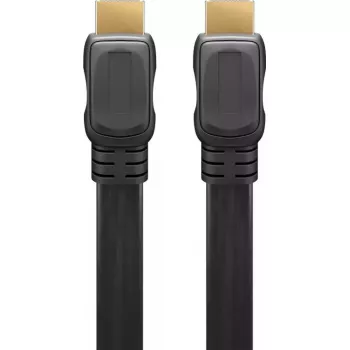 Goobay HDMI kabelis 1 m, A tipo kištukas – kištukas, 18 Gbit/s, juodas