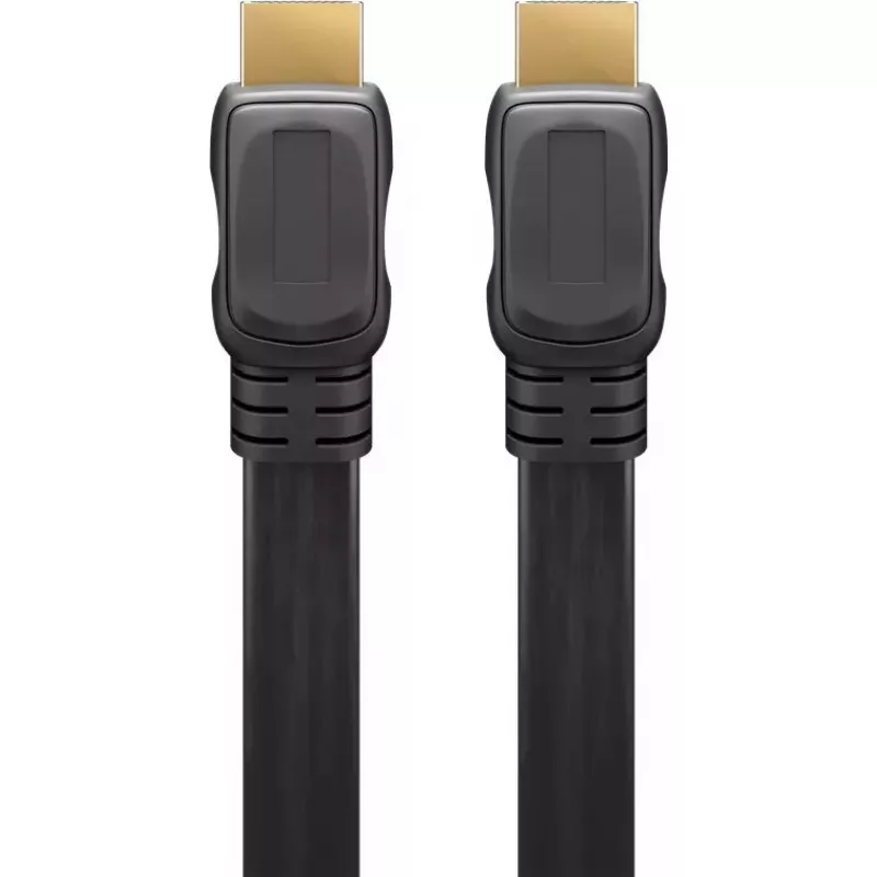 Goobay HDMI kabelis 1 m, A tipo kištukas – kištukas, 18 Gbit/s, juodas