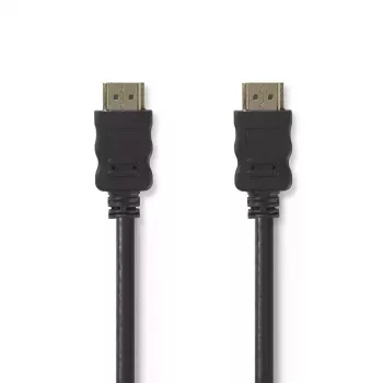 HDMI kabelis Nedis CVGB34000BK50 5 m HDMI Type A Kištukas į Kištuką 10.2 Gbit/s