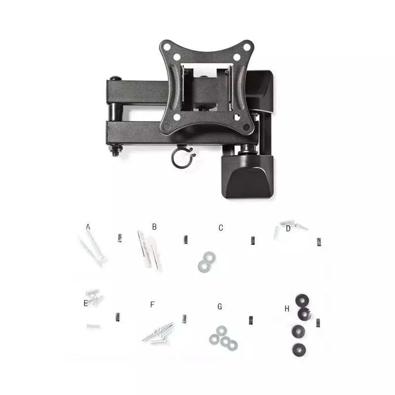 TV laikiklis Nedis TVWM1510BK 68,6 cm 27 colių juodas 15 kg