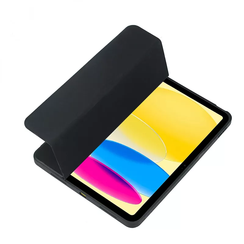 Deqster plonas dėklas iPad 10.9 (10 kartos), juodas, su pieštuko laikikliu