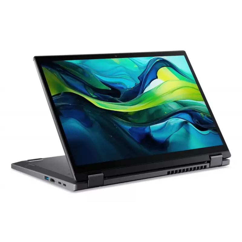 Hibridinis 2-in-1 nešiojamas kompiuteris Acer Aspire Spin 14 ASP14-52MTN Intel Core Ultra 5 115U, 14 colių WUXGA liečiamas, 16 GB LPDDR5x, 512 GB SSD, Windows 11 Home, pilka