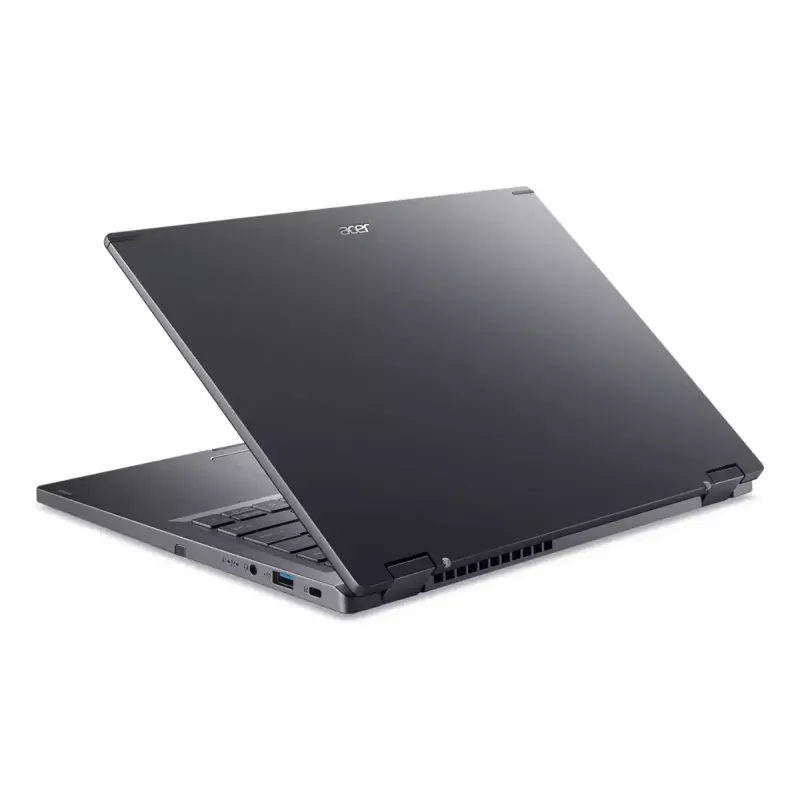Hibridinis 2-in-1 nešiojamas kompiuteris Acer Aspire Spin 14 ASP14-52MTN Intel Core Ultra 5 115U, 14 colių WUXGA liečiamas, 16 GB LPDDR5x, 512 GB SSD, Windows 11 Home, pilka