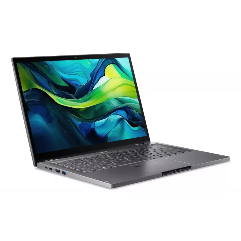 Hibridinis 2-in-1 nešiojamas kompiuteris Acer Aspire Spin 14 ASP14-52MTN Intel Core Ultra 5 115U, 14 colių WUXGA liečiamas, 16 GB LPDDR5x, 512 GB SSD, Windows 11 Home, pilka
