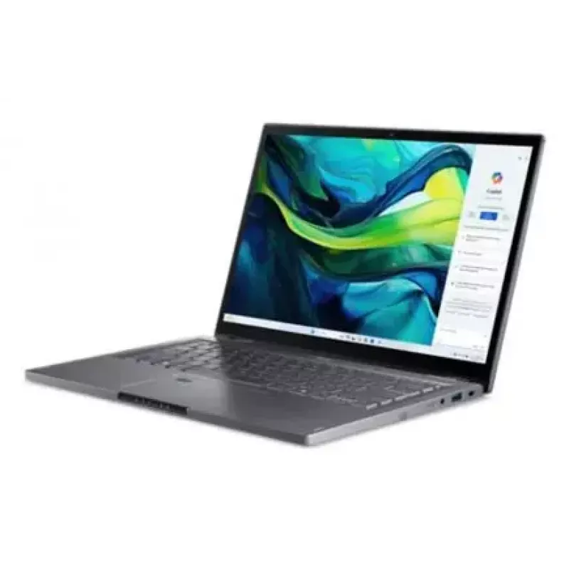 Nešiojamas kompiuteris konvertuojamas Acer Aspire Spin 14 ASP14-52MTN — Intel Core Ultra 7 155U, 14 colių WUXGA liečiamas, 32 GB LPDDR5x, 1 TB SSD, Wi‑Fi 6E, Windows 11 Home
