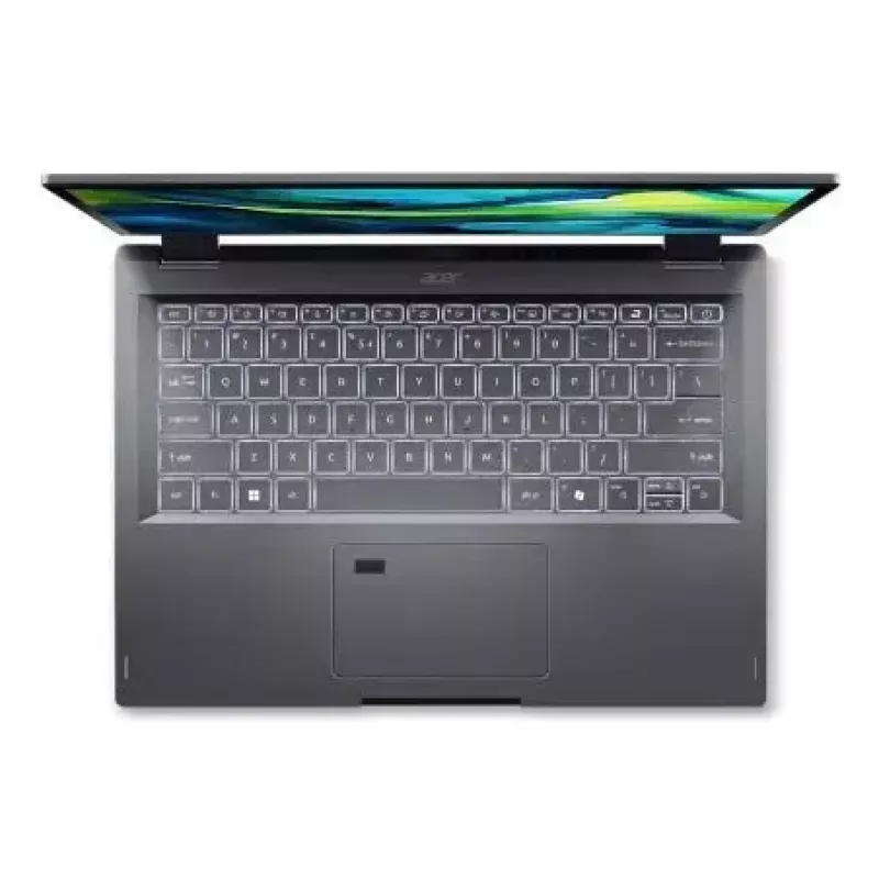 Nešiojamas kompiuteris konvertuojamas Acer Aspire Spin 14 ASP14-52MTN — Intel Core Ultra 7 155U, 14 colių WUXGA liečiamas, 32 GB LPDDR5x, 1 TB SSD, Wi‑Fi 6E, Windows 11 Home