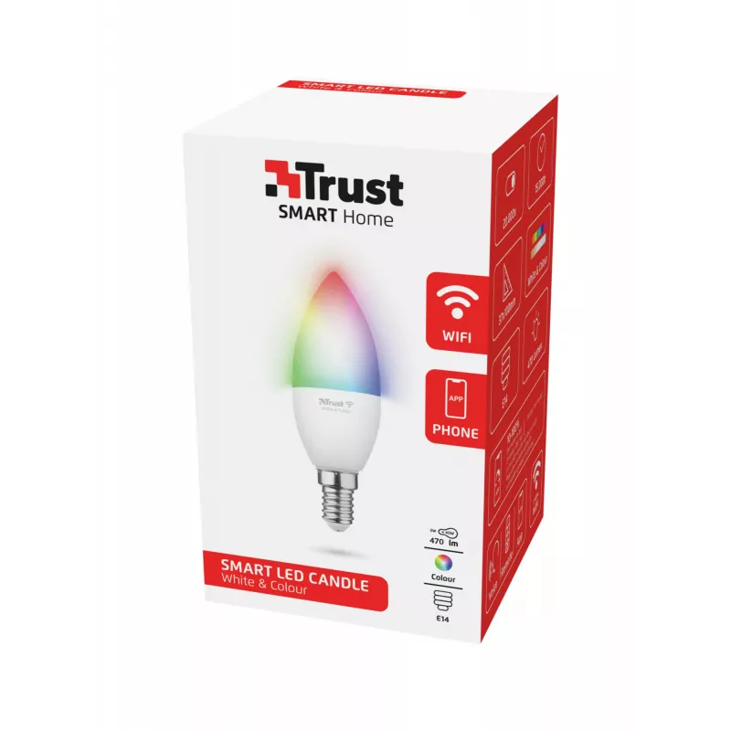 Trust 71280 išmanioji lemputė Wi-Fi balta 100 mm