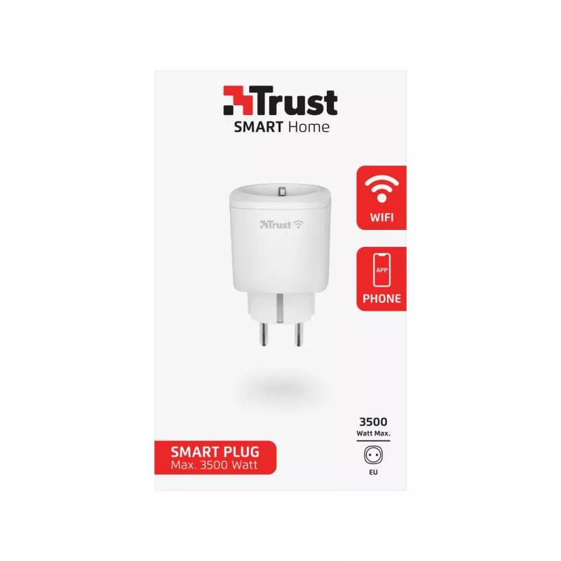 Išmanusis kištukas Trust 71289 3000 W Baltas Vidaus Wi-Fi
