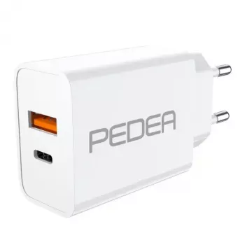 PEDEA 60040100 Universal White AC Fast charging Indoor