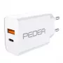 PEDEA 60040100 Universal White AC Fast charging Indoor