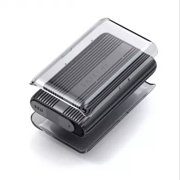 SSD korpusas Satechi USB4 NVMe SSD Pro 4 TB 40 Gbit/s pilka permatoma