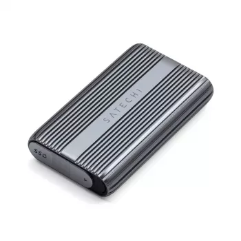SSD korpusas Satechi USB4 NVMe SSD Pro 4 TB 40 Gbit/s pilka permatoma