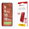 Displex Screen Protector (10H), apsauginis stiklas Google Pixel 9, Pixel 9 Pro, Pixel 10, Pixel 10 Pro, su Eco montavimo rėmeliu, atsparus įbrėžimams