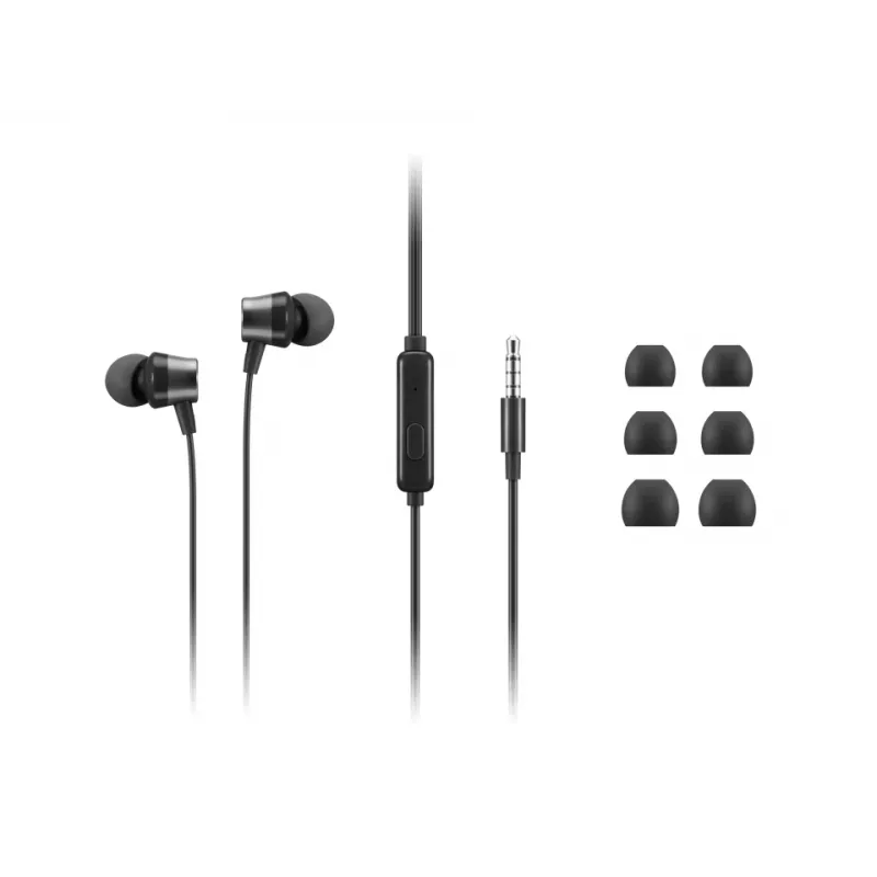Lenovo 4XD1J77352 ausinės laidinės į ausis biurui / skambučių centrui juodos