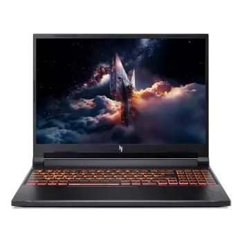 Nešiojamas kompiuteris Acer Nitro V 16 AI ANV16-42-R20S — 16 colių WQXGA, AMD Ryzen 7 260 3.8 GHz, 16 GB DDR5, 1 TB SSD, NVIDIA GeForce RTX 5070, Windows 11 Home, juodas