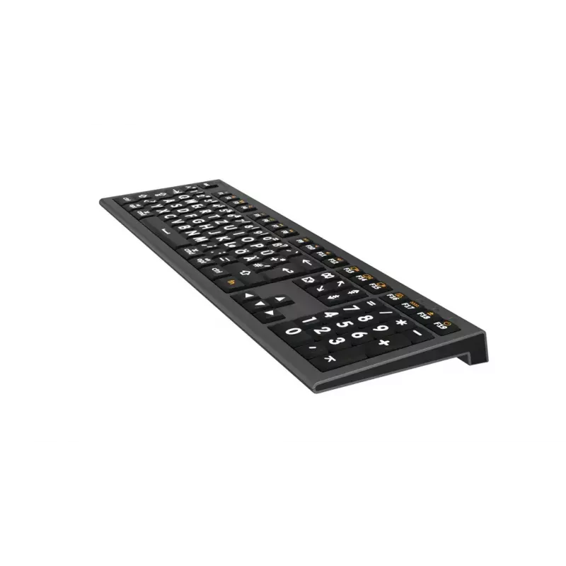 Logickeyboard LKB-LPWB-A2M-DE klaviatūra, laidas USB, QWERTZ išdėstymas, vokiška, juoda
