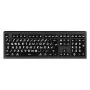 Logickeyboard LKB-LPWB-A2M-DE klaviatūra, laidas USB, QWERTZ išdėstymas, vokiška, juoda