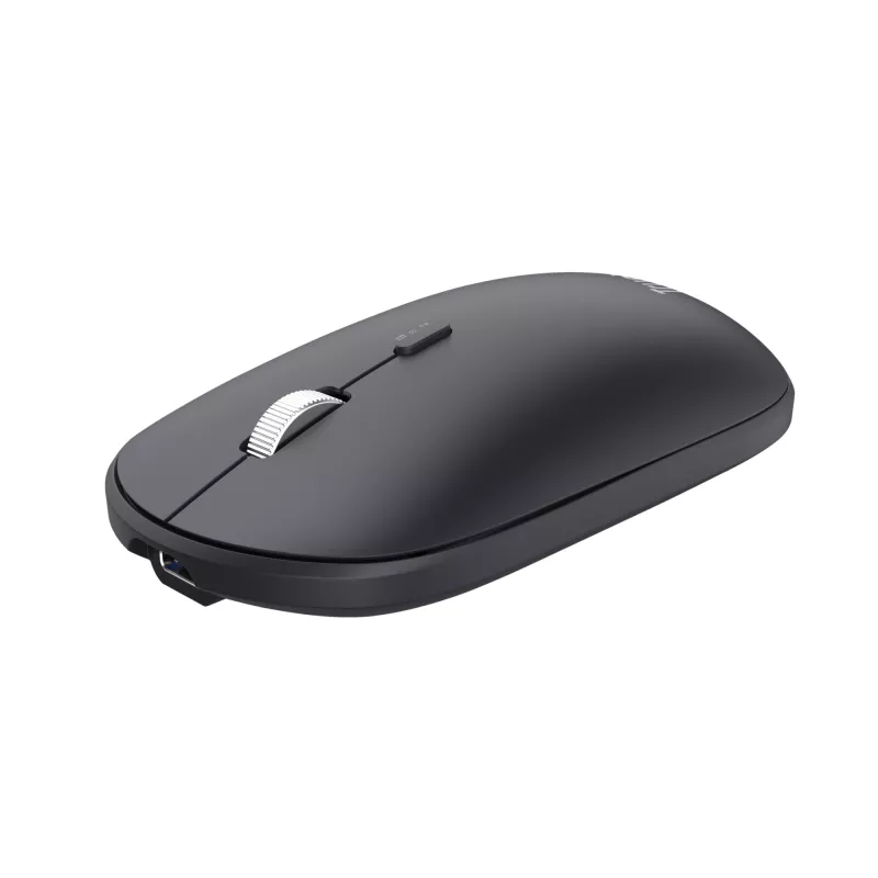Trust Lyra belaidė klaviatūra su pele, RF Wireless + Bluetooth, QWERTZ, juoda