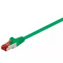 Tinklo kabelis GOOBAY 95464 Cat6 S/FTP (S‑STP) žalias 0,5 m, RJ‑45 – RJ‑45, 1000 Mbit/s