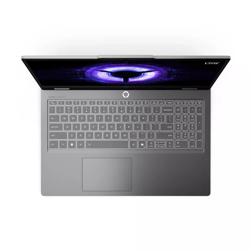Nešiojamas kompiuteris Lenovo LOQ Essential 15IRX11, Intel Core i5-13450HX, 15.6 inch Full HD, 16 GB DDR5, 1 TB SSD, NVIDIA GeForce RTX 5060, Wi-Fi 6, Windows 11 Home, pilka