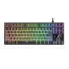Trust GXT 794 klaviatūra su pele, žaidimų, USB, QWERTZ, vokiškas, juoda