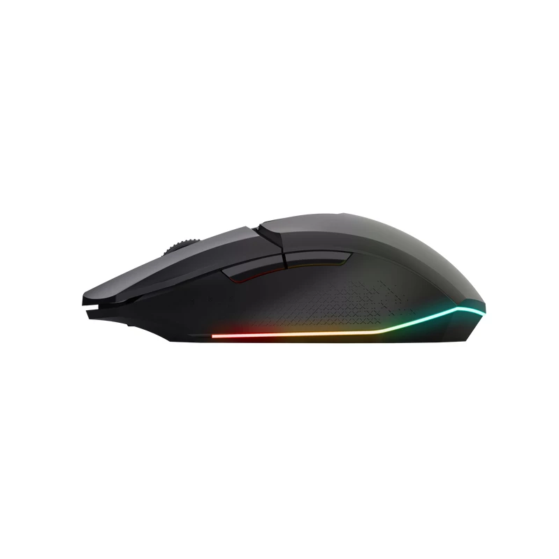 Trust GXT 794 klaviatūra su pele, žaidimų, USB, QWERTZ, vokiškas, juoda