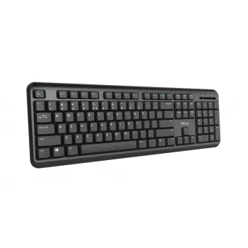 Trust TK-350 belaidė klaviatūra Office RF Wireless QWERTZ vokiška juoda