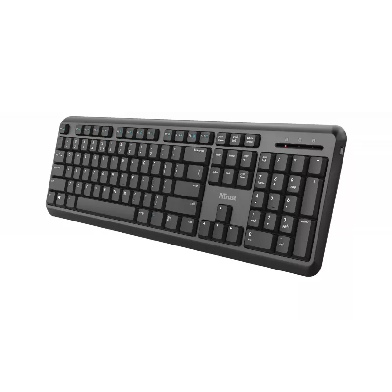 Trust TK-350 belaidė klaviatūra Office RF Wireless QWERTZ vokiška juoda