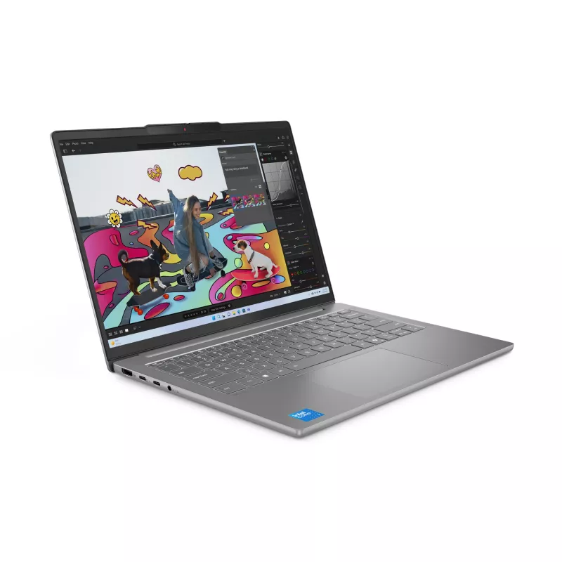 Nešiojamas kompiuteris Lenovo IdeaPad Slim 5 14IRH10R Intel Core 7 240H 35,6 cm (14 inch) WUXGA 24 GB DDR5-SDRAM 1 TB SSD Wi-Fi 7 (802.11be) Windows 11 Home Pilka