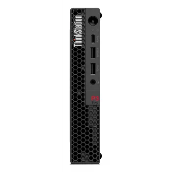 Lenovo ThinkStation P3 Tiny Intel Core i7-14700 64 GB DDR5 1 TB SSD NVIDIA RTX A1000 Windows 11 Pro Mini PC darbo stotis juoda