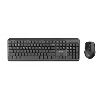 Trust TKM-350 belaidis klaviatūros ir pelės rinkinys, QWERTZ, RF, juodas