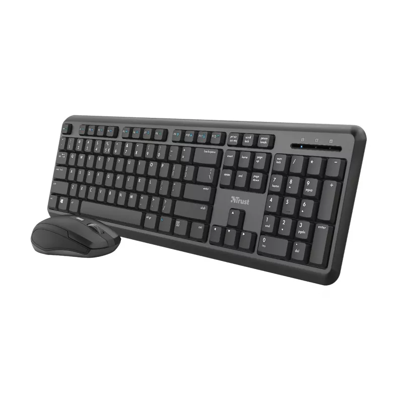 Trust TKM-350 belaidis klaviatūros ir pelės rinkinys, QWERTZ, RF, juodas