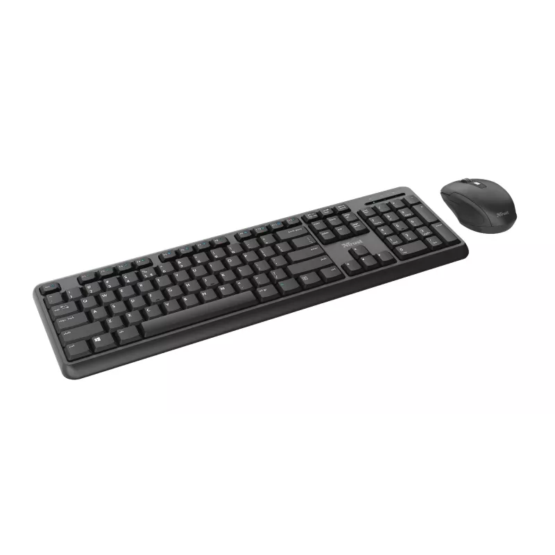 Trust TKM-350 belaidis klaviatūros ir pelės rinkinys, QWERTZ, RF, juodas