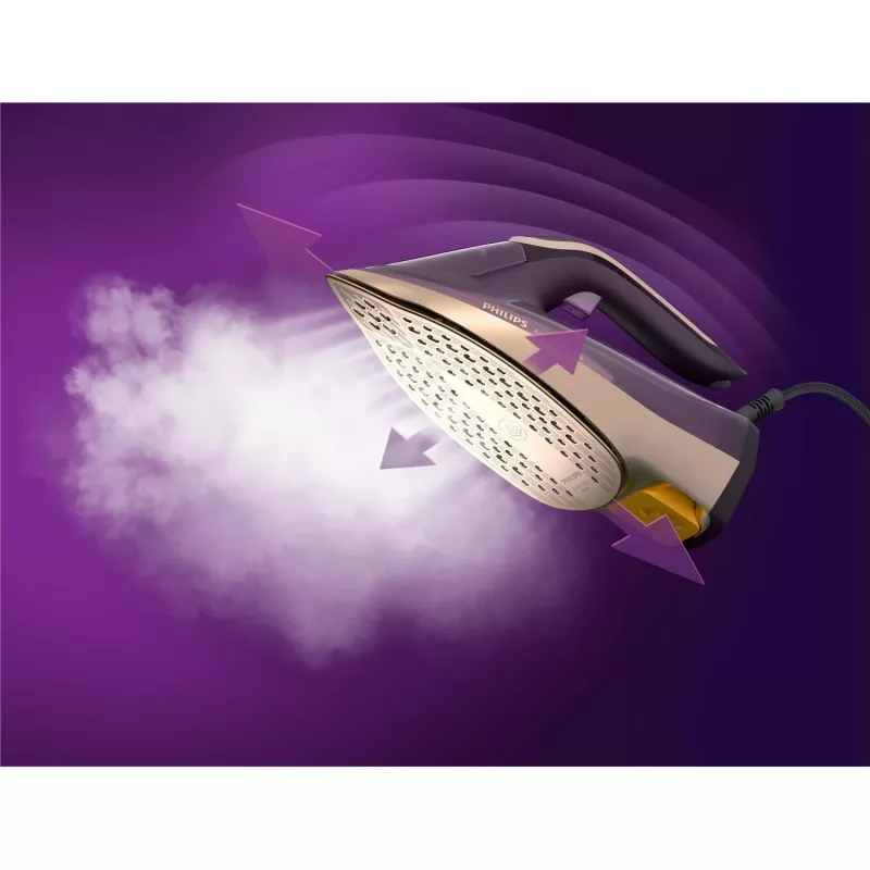 Lyginimo lygintuvas Philips DST8040/30 – 3000 W, 0,35 L bakelis, SteamGlide Elite padas, vertikalus garas