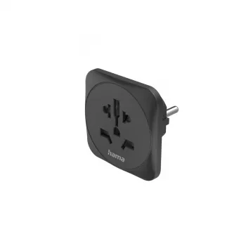 Hama 00223454 kištukinis adapteris E/F hibridinis universalus juodas