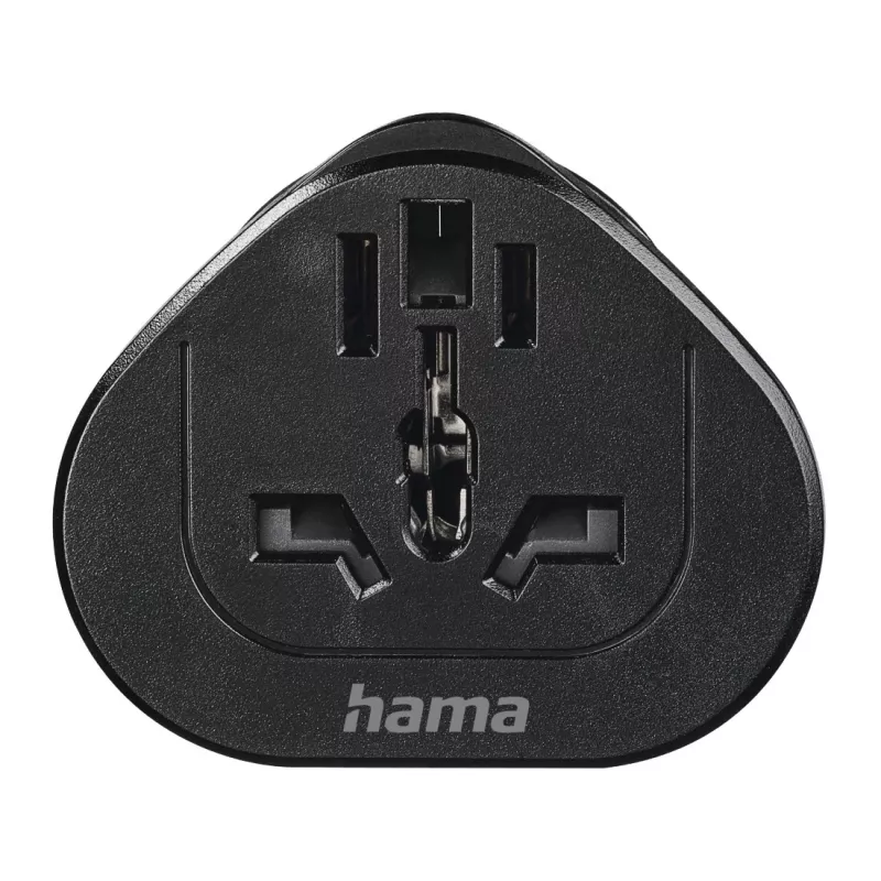 Hama 00223454 kištukinis adapteris E/F hibridinis universalus juodas