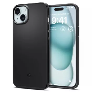 Dangtelis Spigen ACS06776 iPhone 15 15,5 cm Juodas