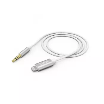 Lightning kabelis Hama 00201522 1 m baltas Lightning 3,5 mm