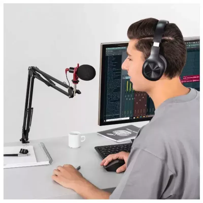 Hama 700 II Žiedo šviesa, mikrofonas, internetinė kamera, fotoaparatas, mobilusis telefonas / išmanusis telefonas, planšetė / UMPC Juoda