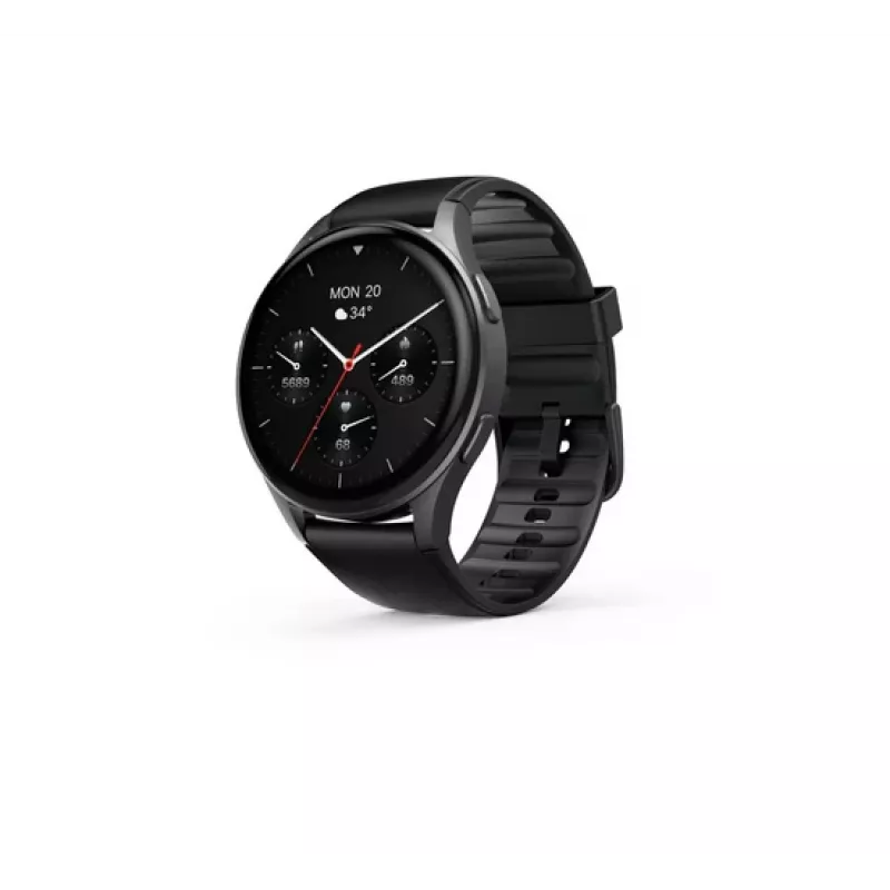 Hama Smartwatch 8900 3.63 cm (1.43 colio) AMOLED 45 mm Skaitmeninis 466 x 466 px Liečiamas ekranas Juodas GPS (palydovas)