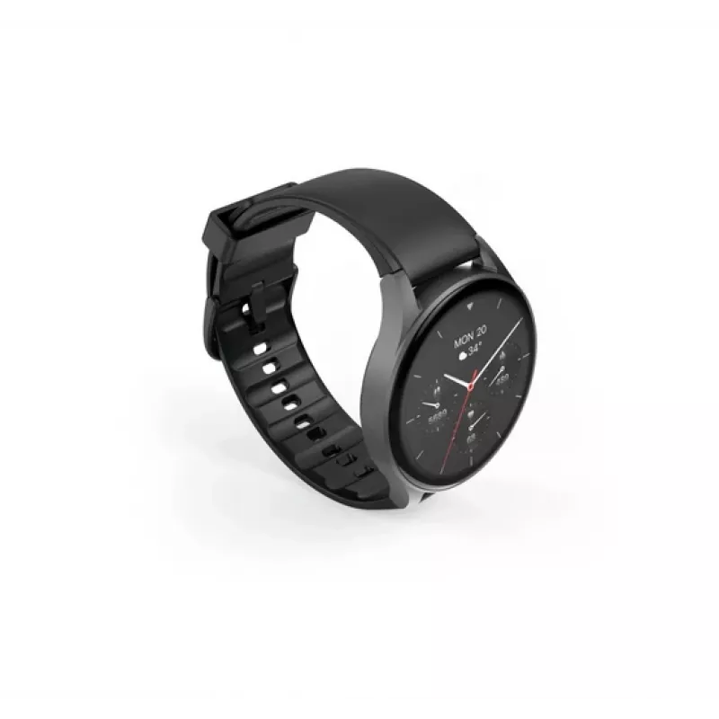 Hama Smartwatch 8900 3.63 cm (1.43 colio) AMOLED 45 mm Skaitmeninis 466 x 466 px Liečiamas ekranas Juodas GPS (palydovas)