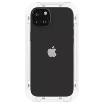 Spigen iPhone 15 Glas.tR EZ Fit apsauginis stiklas, grūdintas, permatomas